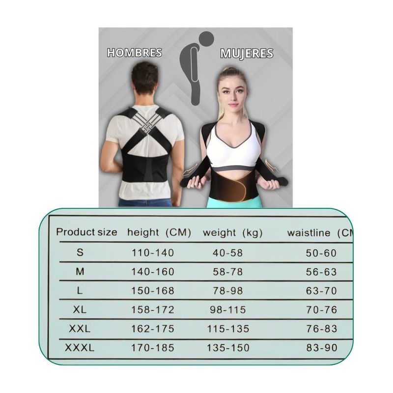 Corrector PostureFlex Pro – Mejor postura, mejor vida