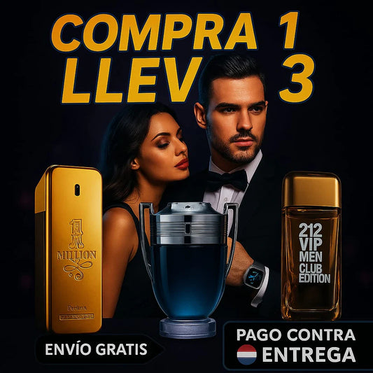 KIT 3 PERFUMES MASCULINOS DE INSPIRACIÓN 100 ML